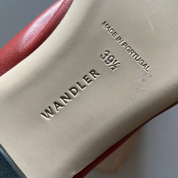 WANDLER Red Leather Mules - Picture 3 of 6